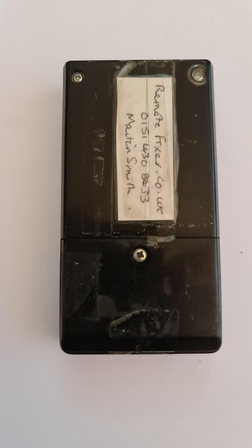 Teknik  Brake Tester  Remote Control - Back Image