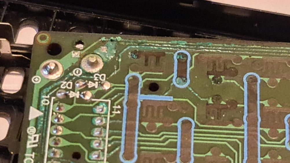 Panasonic RAK-RX3005W Remote Control - Inside Image