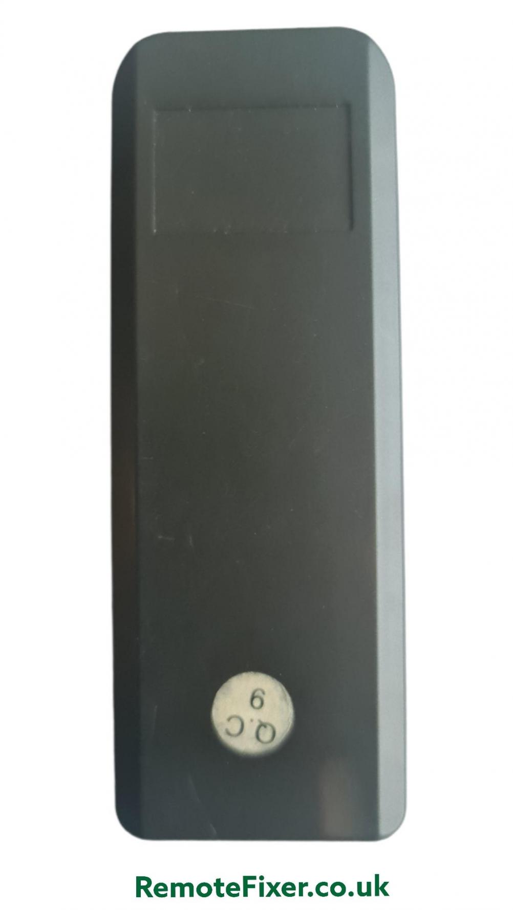 Gazco  Remote Control - Back Image