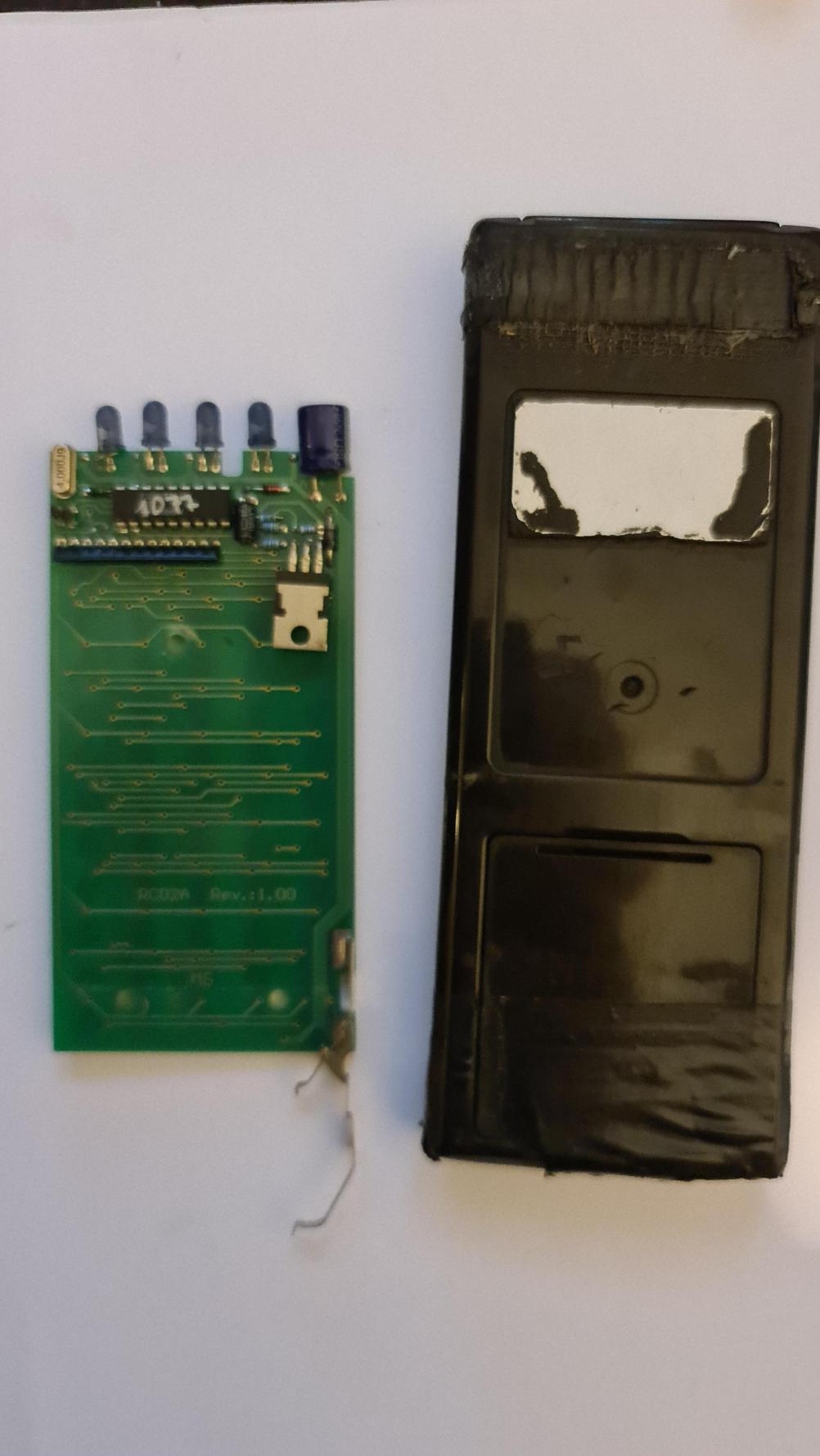Cartec  Remote Control - Back Image