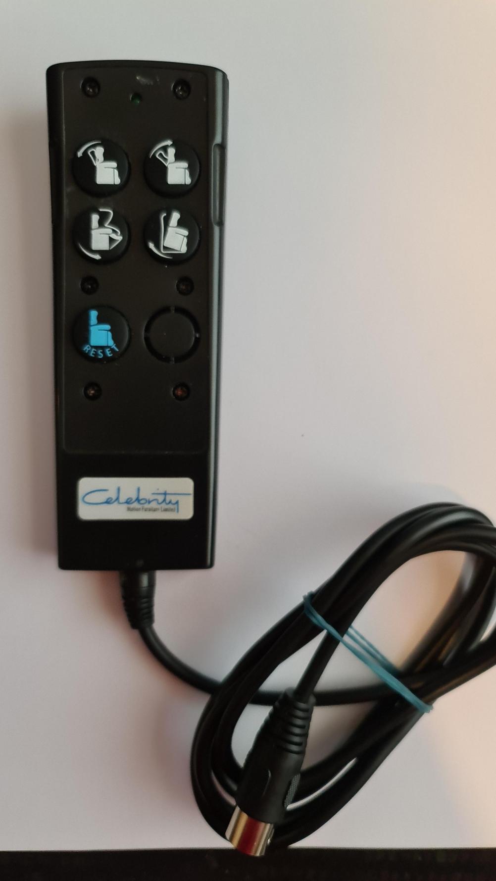 Celebrity TP3 Remote Control - Back Image