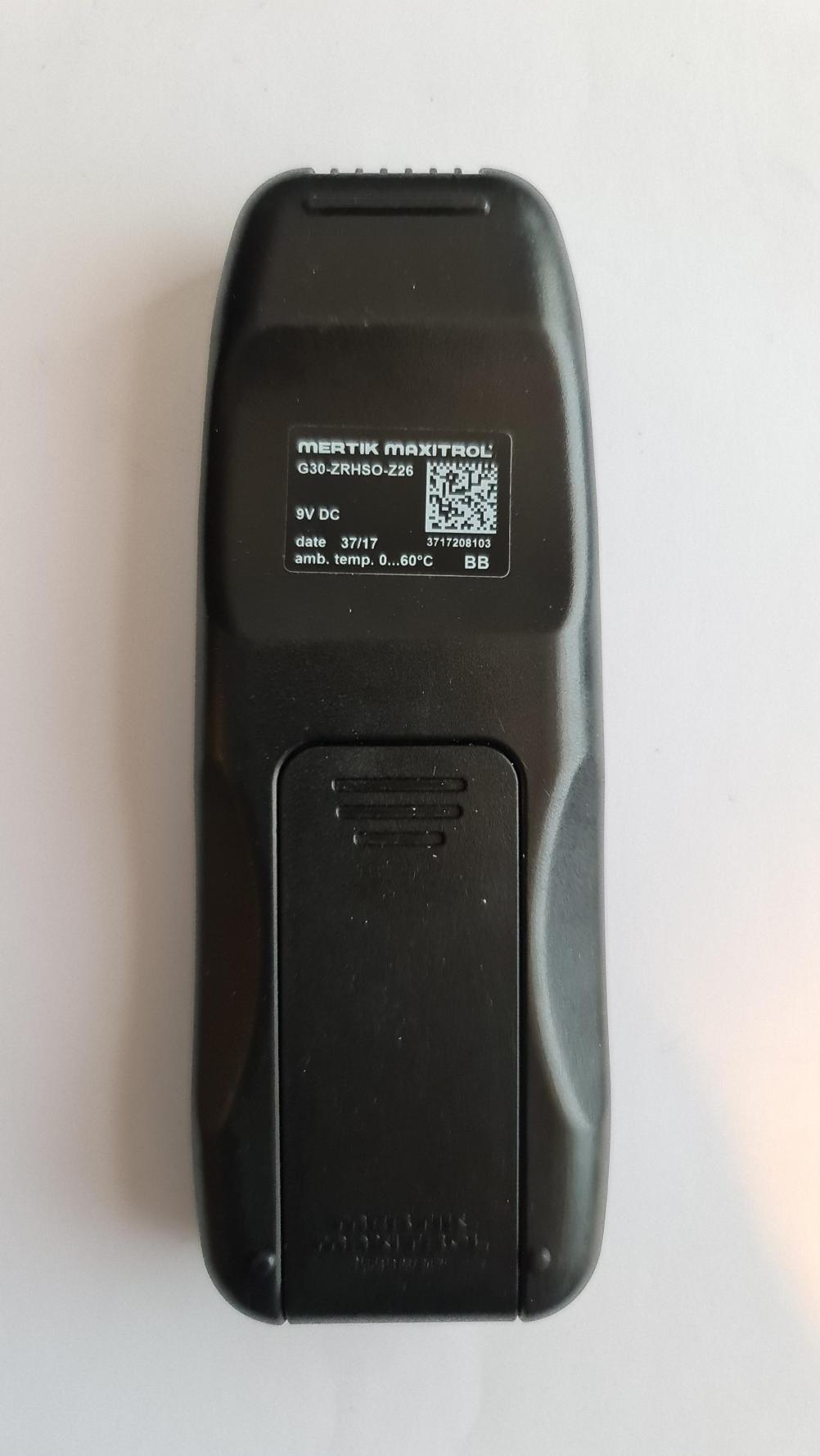 Gazco  Remote Control - Back Image