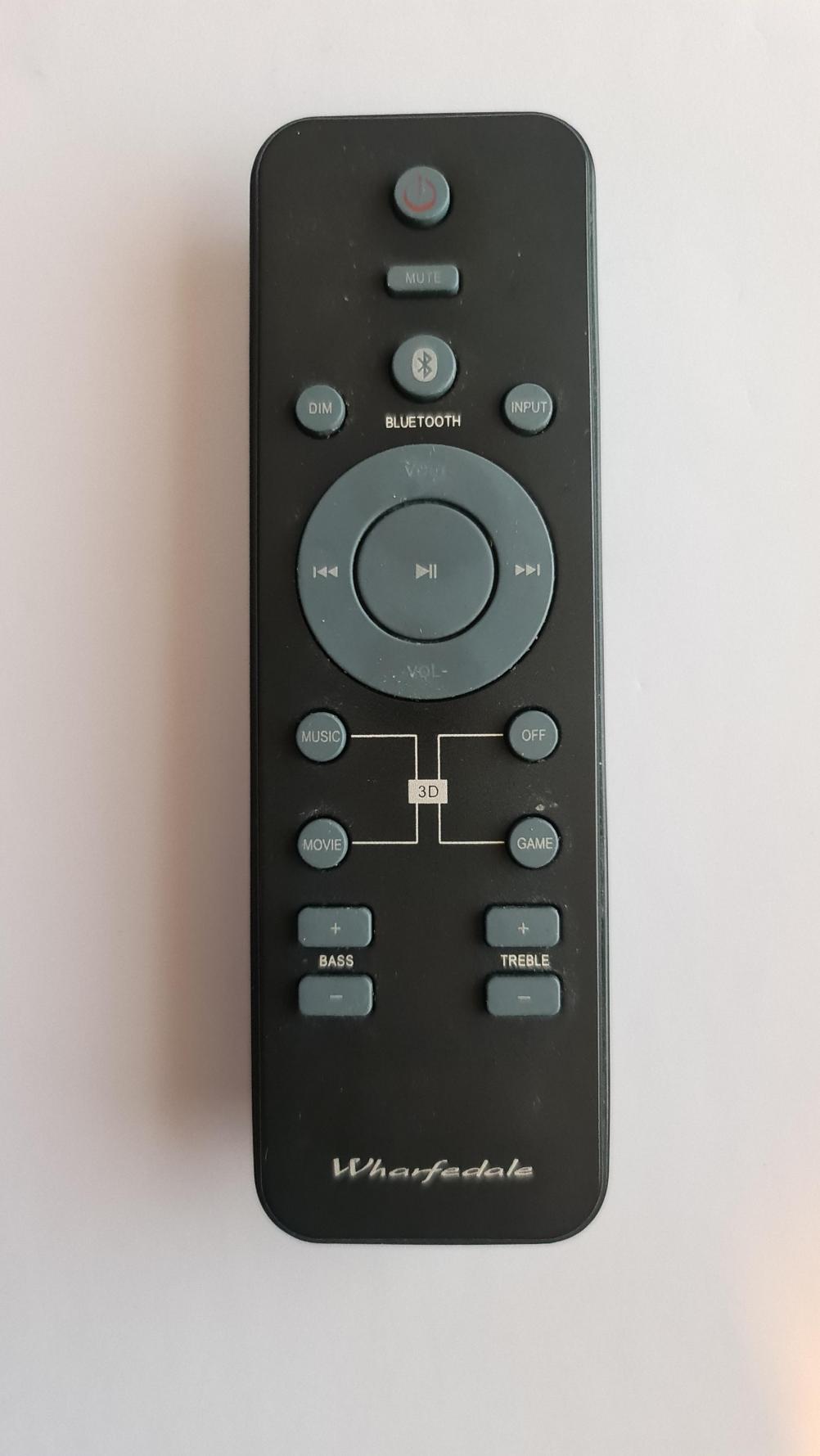 Wharfedale  Remote Control - Front Image
