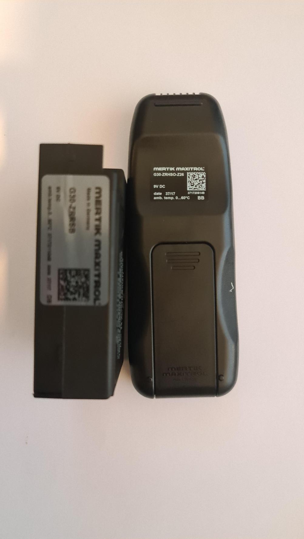 Mertik Maxitrol  Remote Control - Back Image