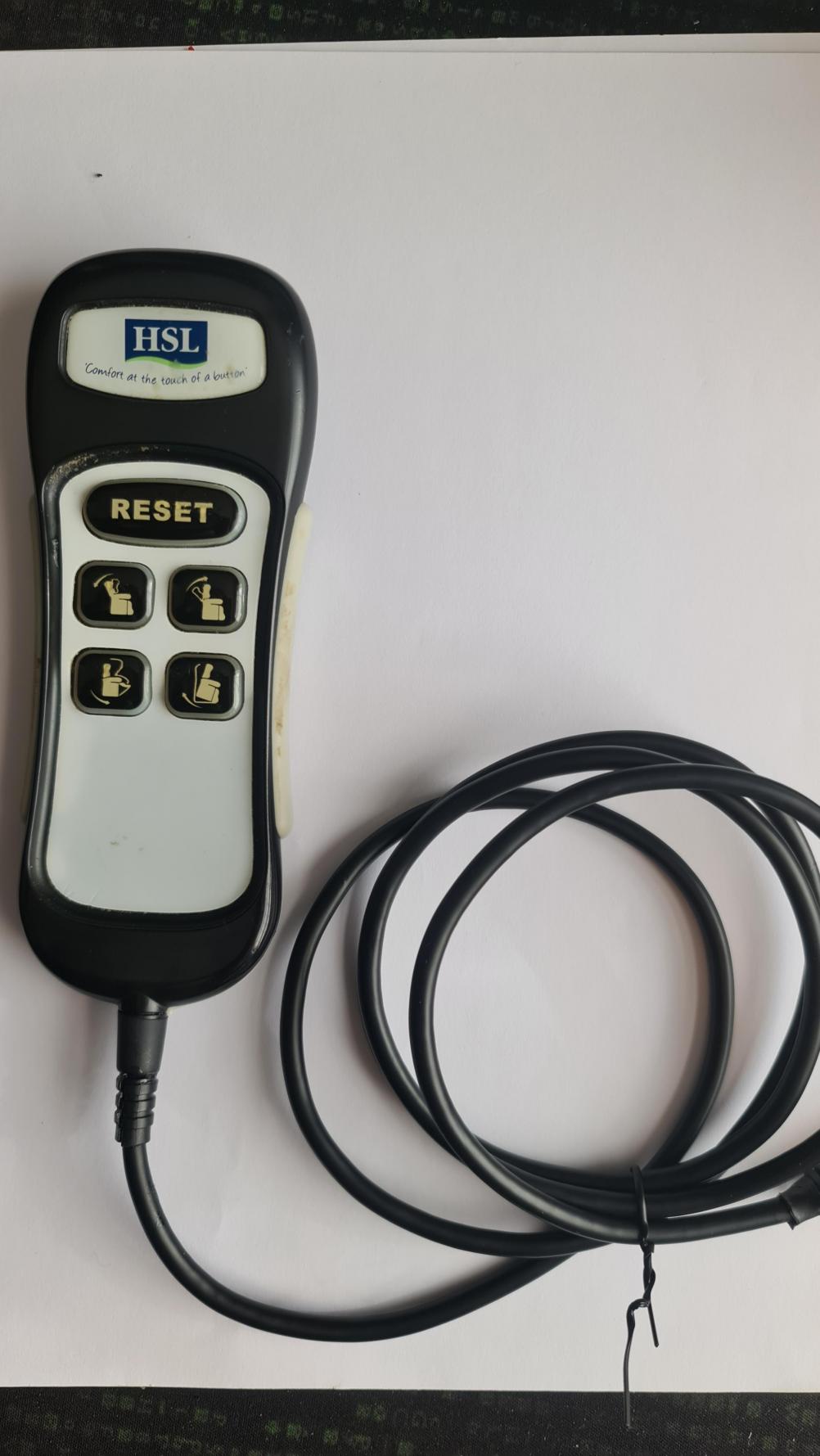 HSL  Remote Control - Back Image