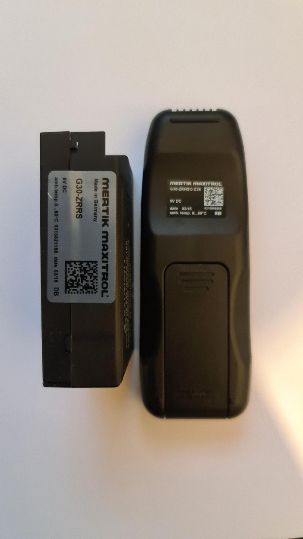 Gazco (Mertik Maxitrol) G30-ZRH50-Z26 Remote Control - Back Image