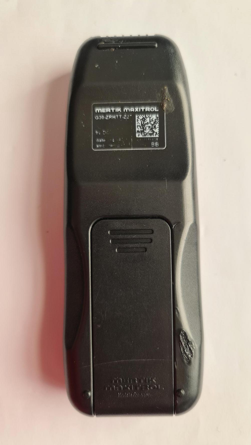 GAZCO   Remote Control - Back Image
