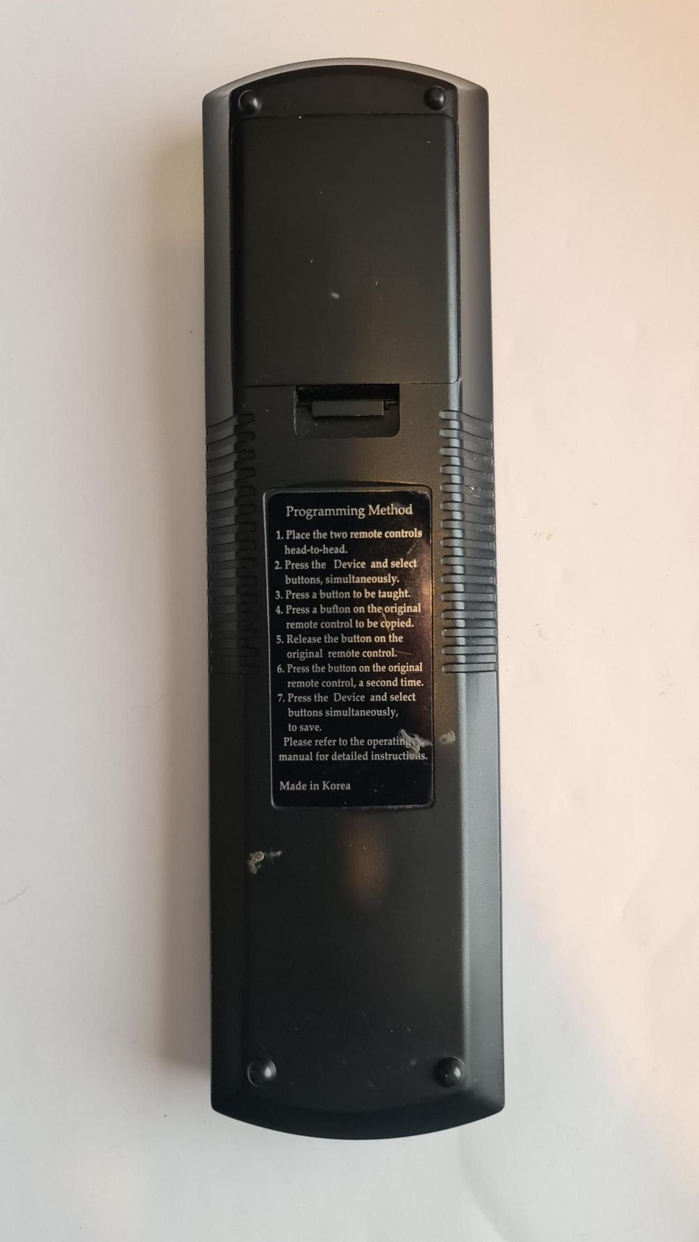 Adcom grc 810 Remote Control - Back Image