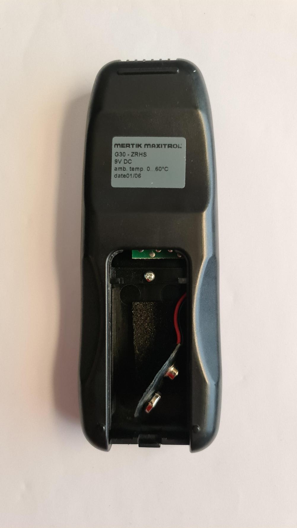 Meeting maxitrol  Remote Control - Back Image