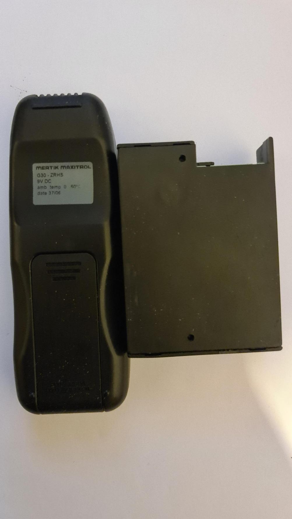 Mertik Maxitrol  g30-zrrs Remote Control - Back Image