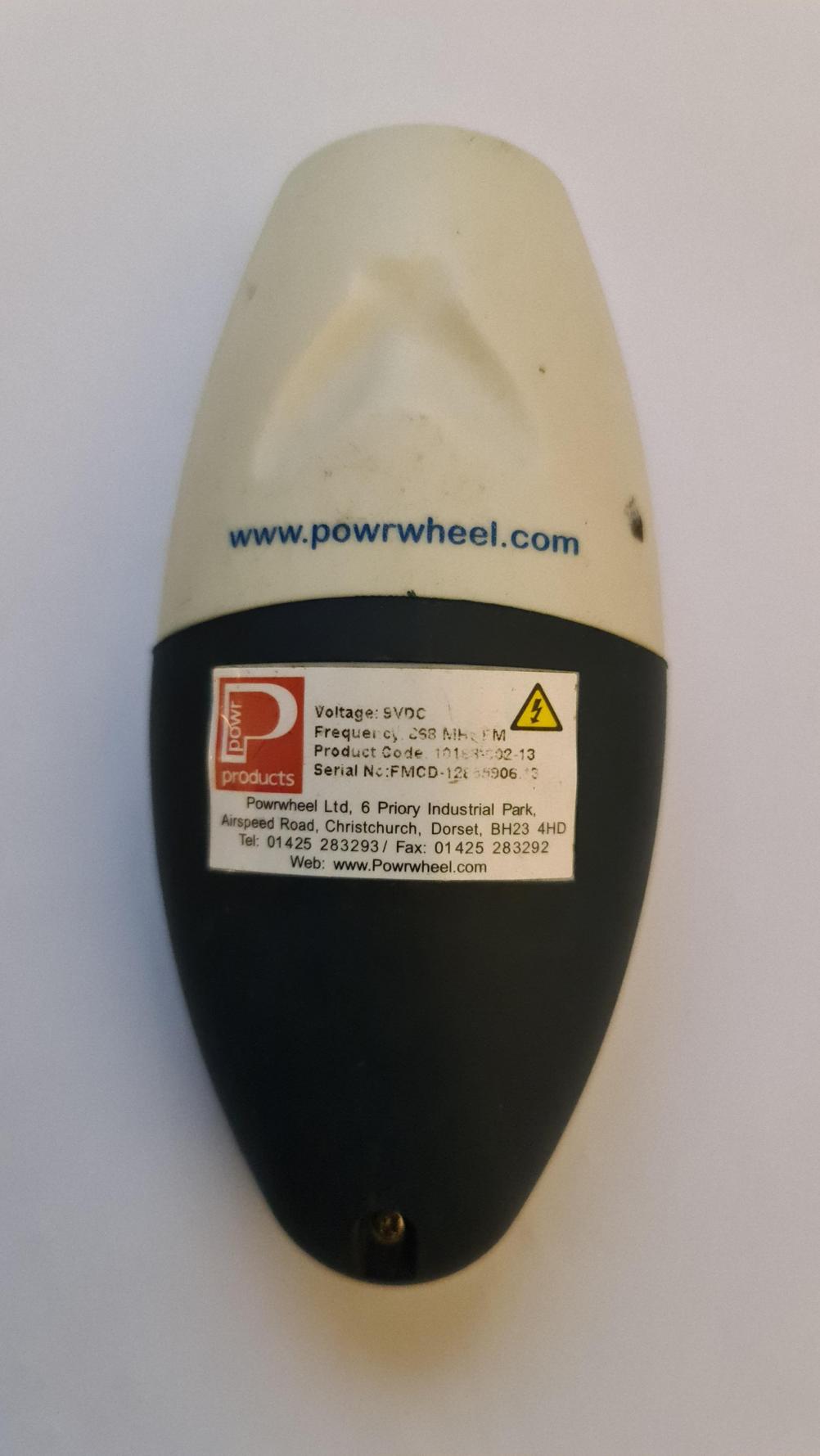 Powrwheel  Remote Control - Back Image