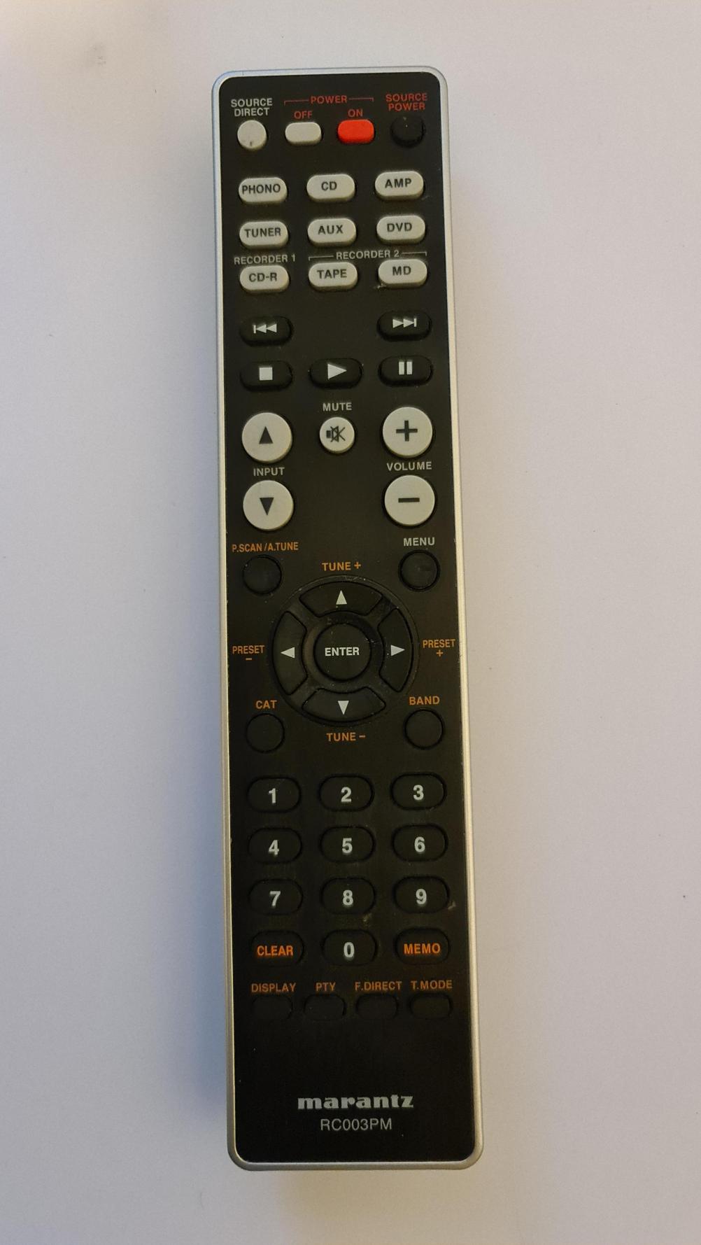 Marantz  Remote Control - Front Image