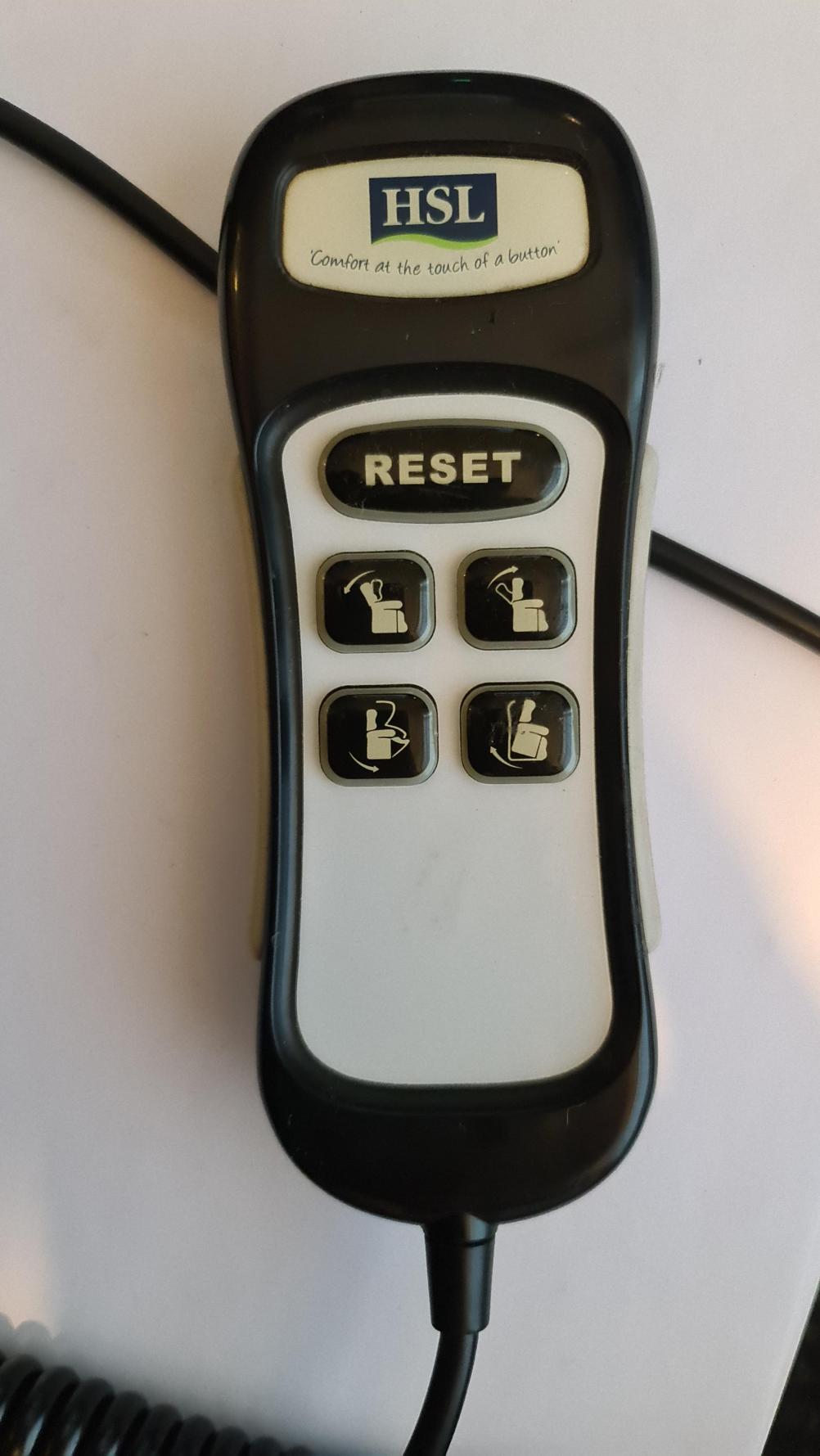 HSL  Remote Control - Back Image