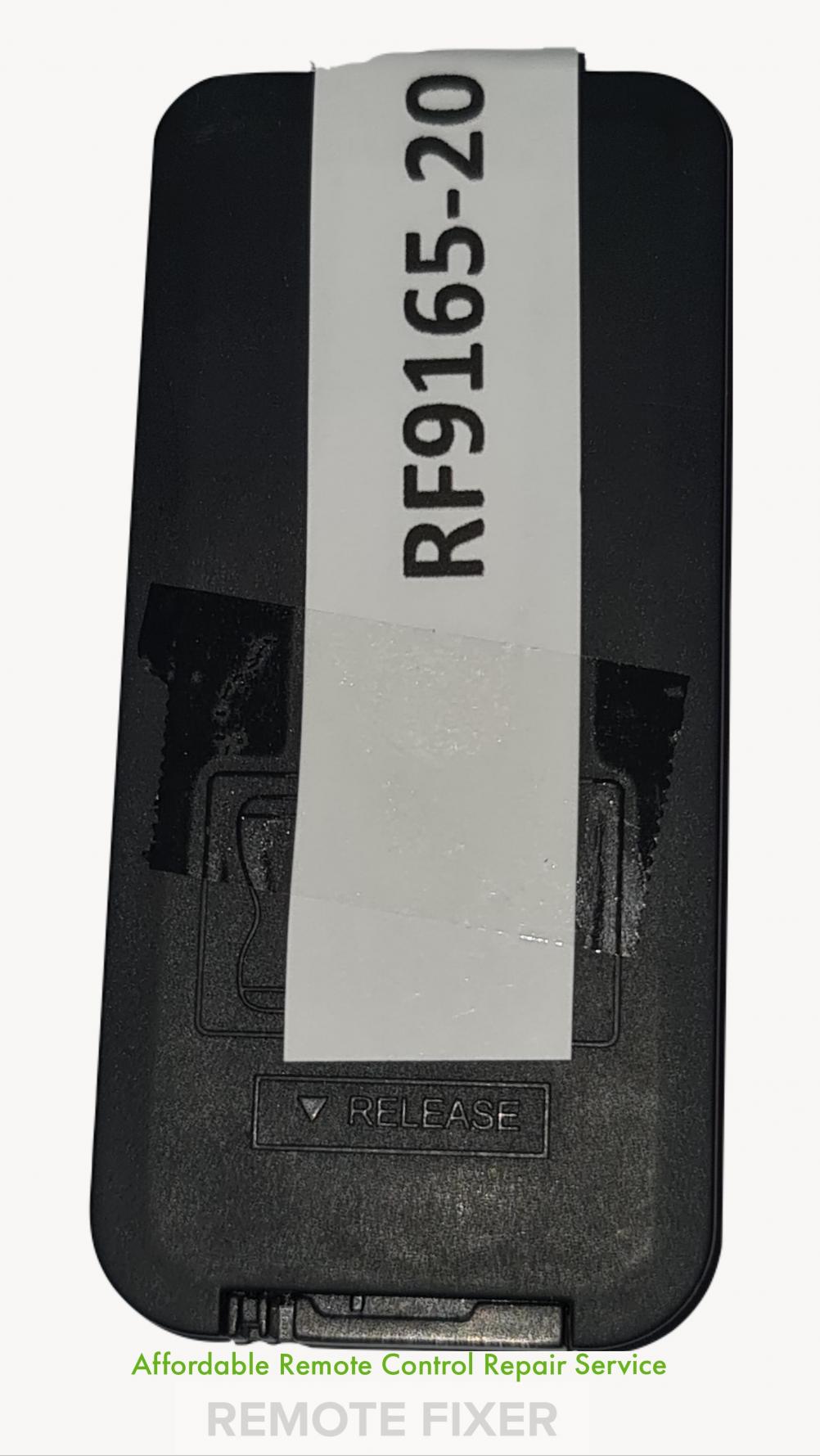 Dimplex  Remote Control - Back Image