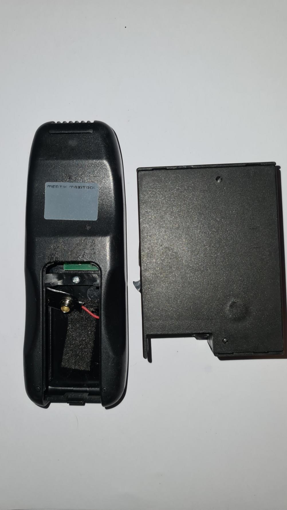 Mertik maxicontrol   Remote Control - Back Image
