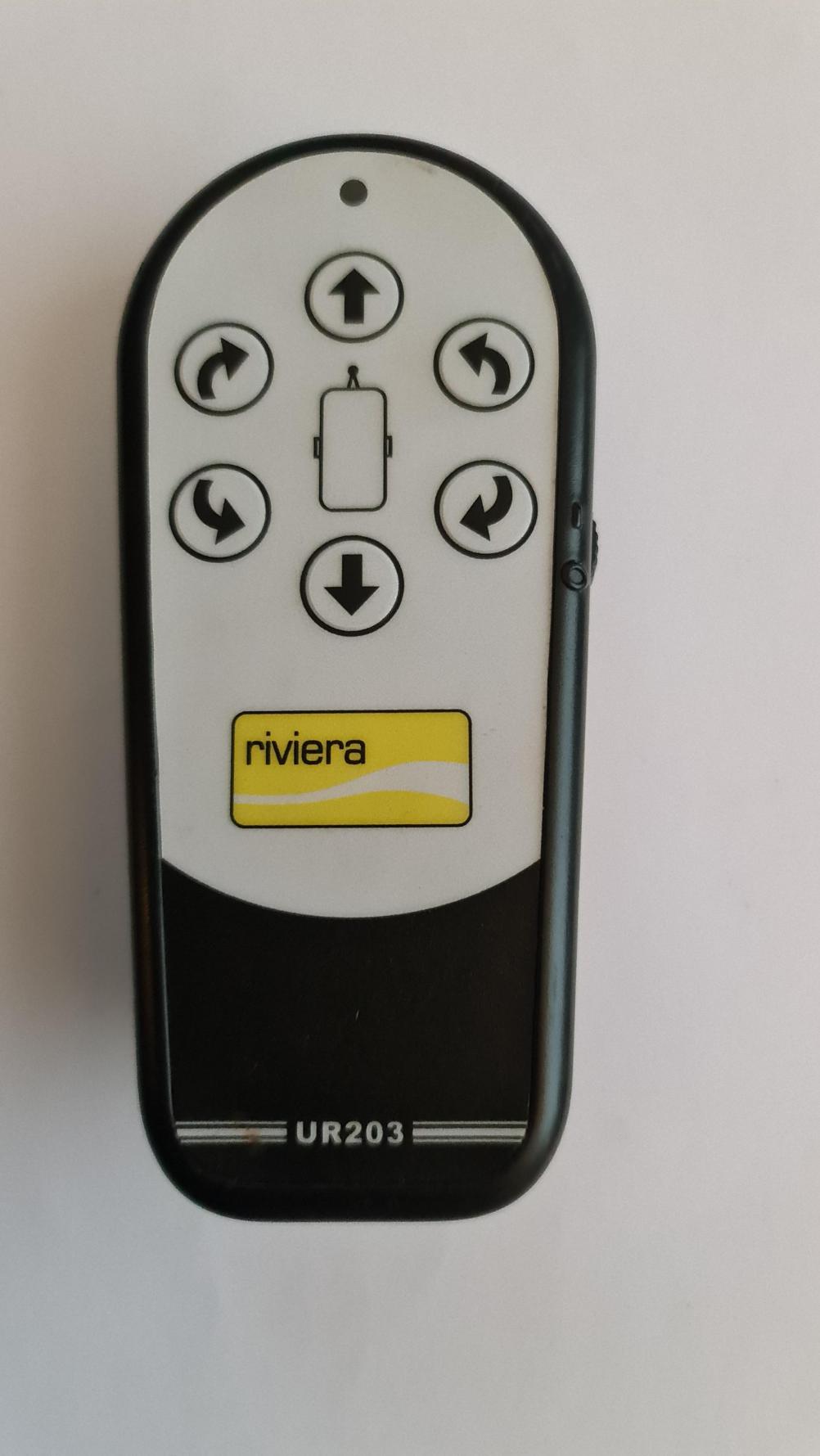 Riviera  UR203 Remote Control - Front Image