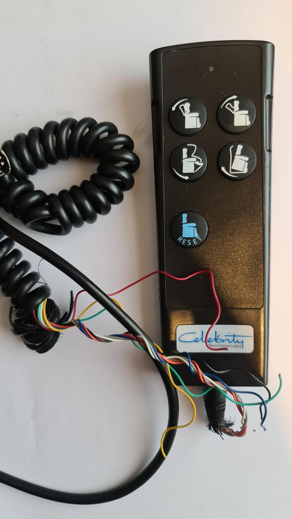 CELEBRITY RECLINER  Remote Control - Front Image