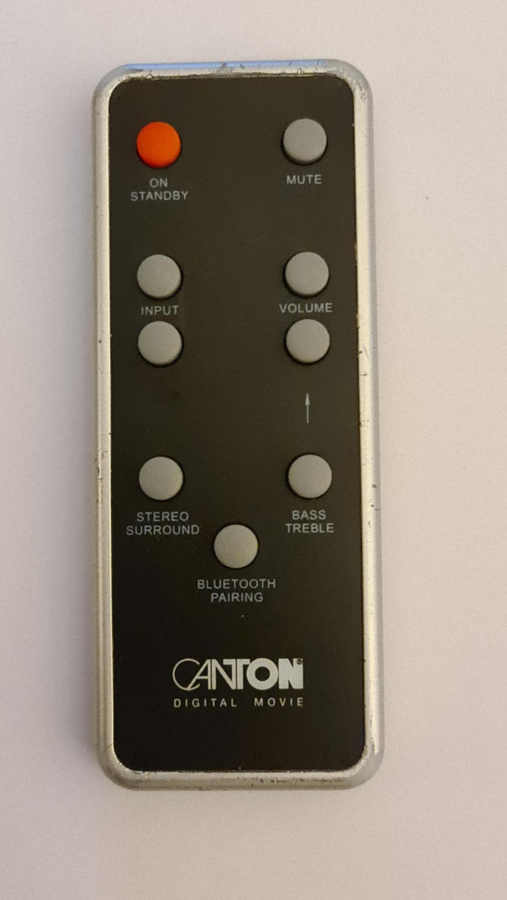 Canton   Remote Control - Front Image