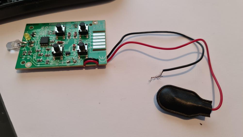 Nu-Flame  Remote Control - Inside Image