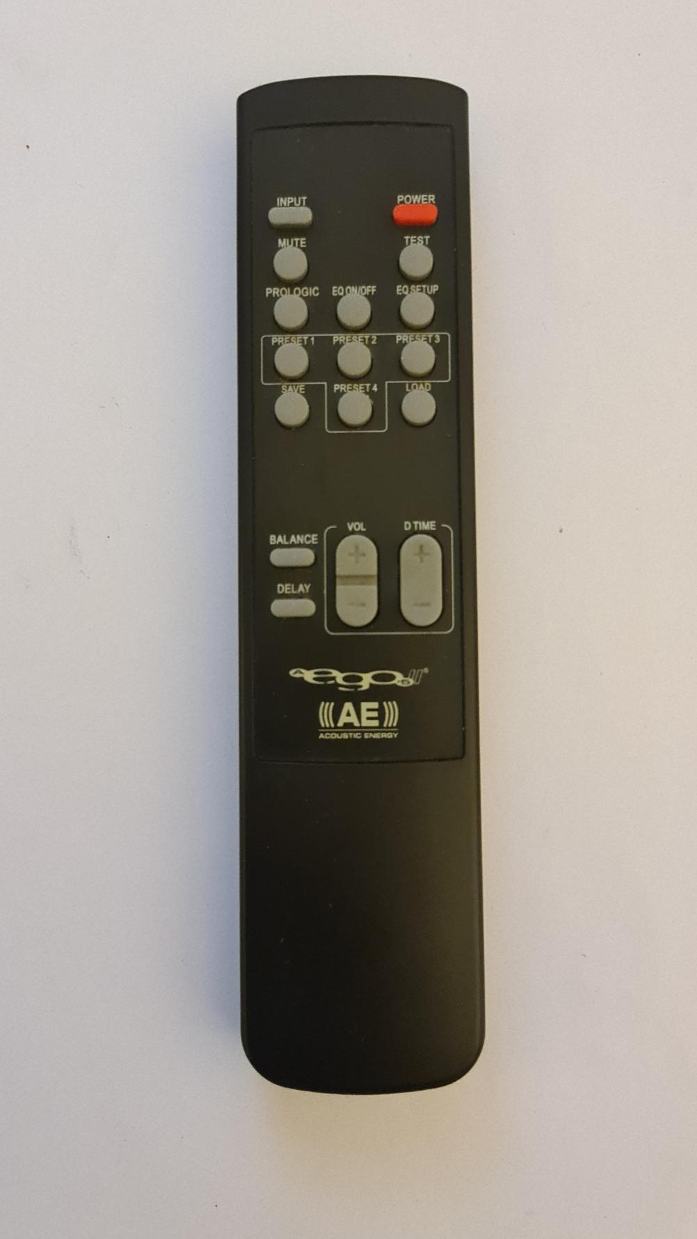 Acoustic Energy Aego P5 Mk 2 Remote Control - Front Image