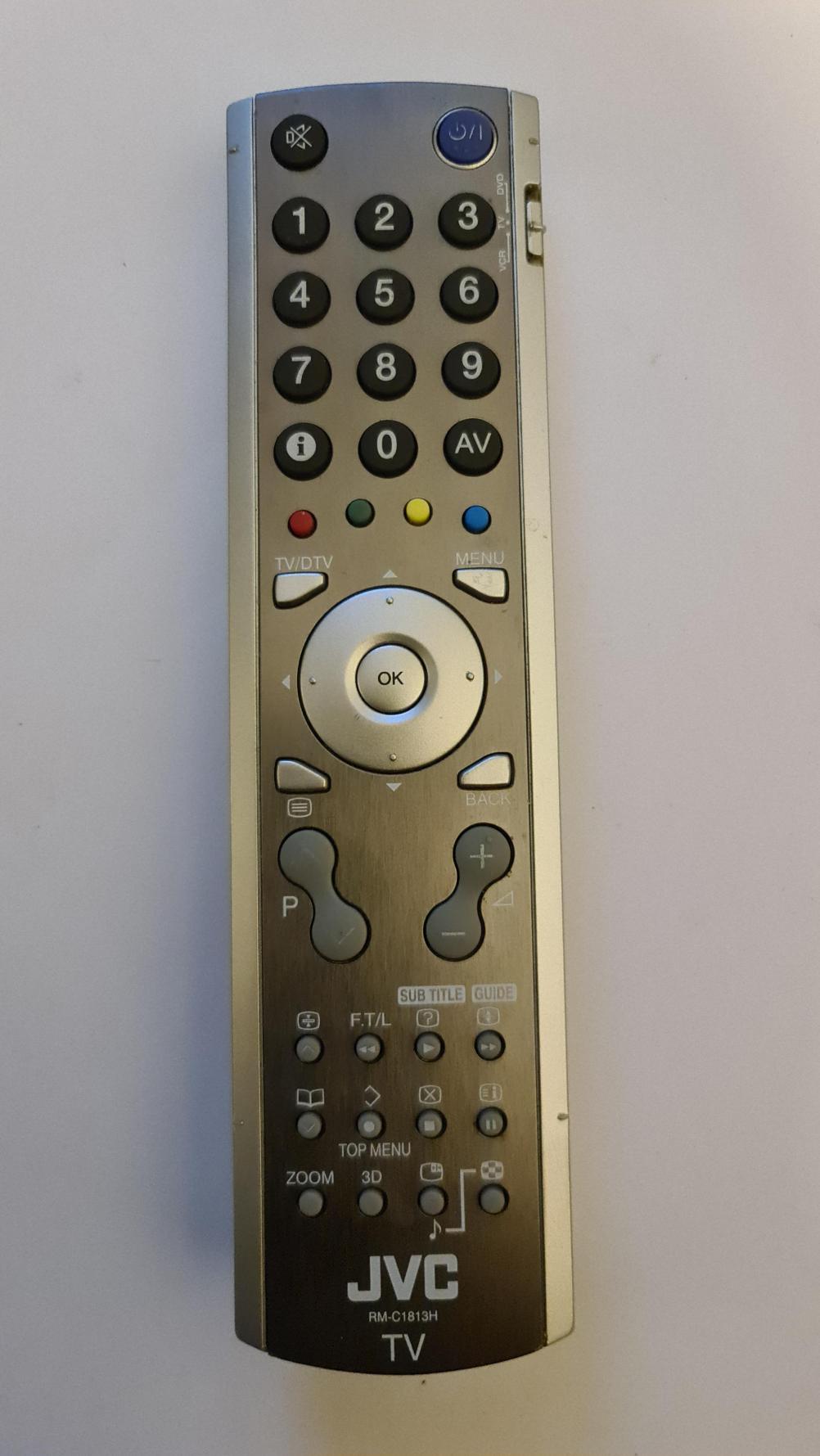 JVC   Remote Control - Front Image