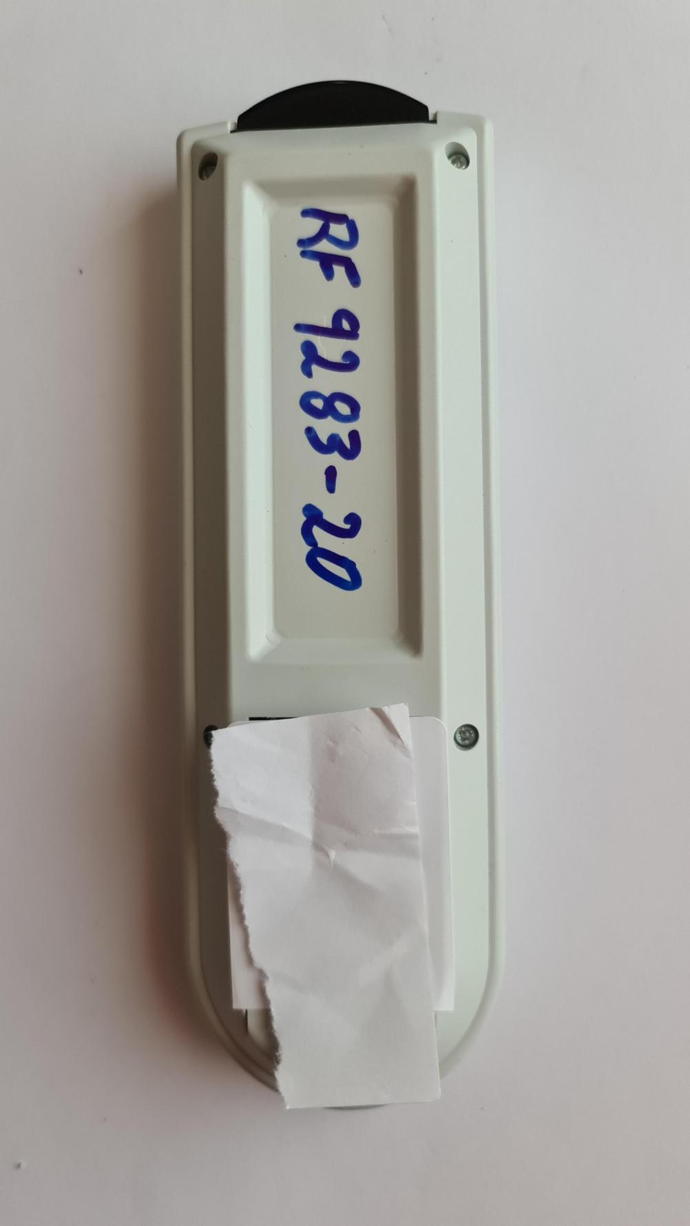 Vibradorm  Remote Control - Back Image