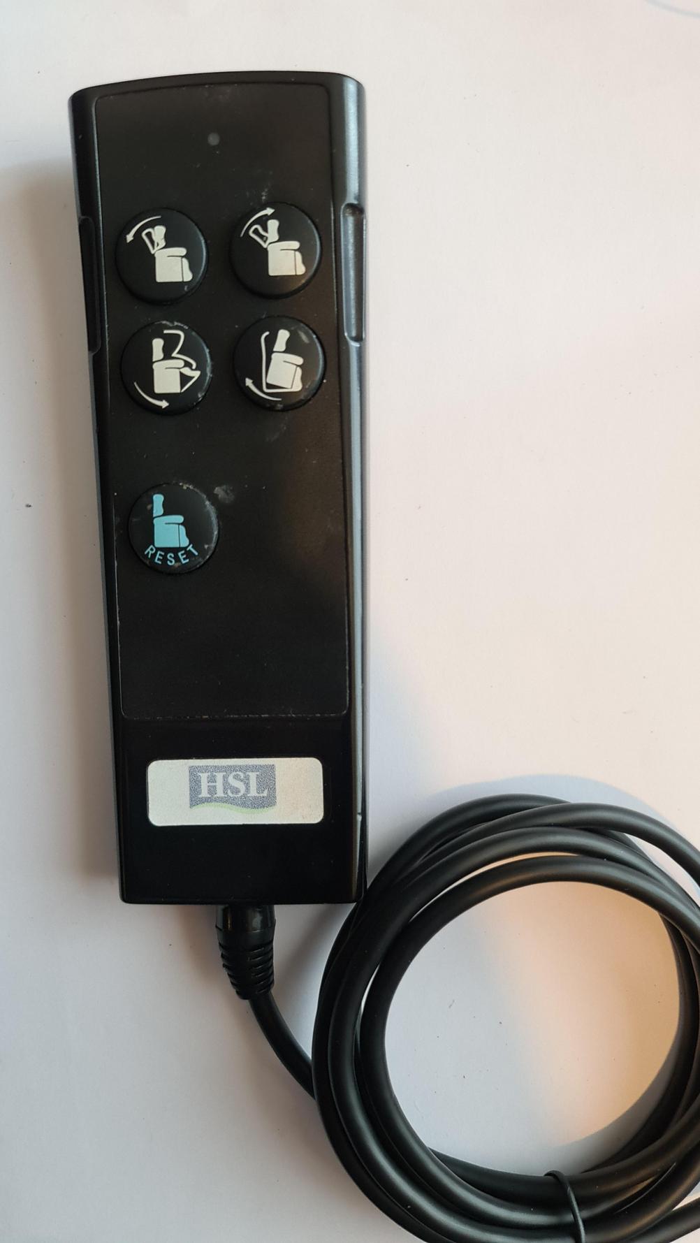 HSL  Remote Control - Back Image