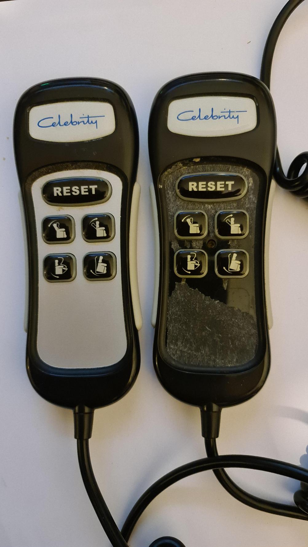 CELEBRITY RECLINER  Remote Control - Front Image