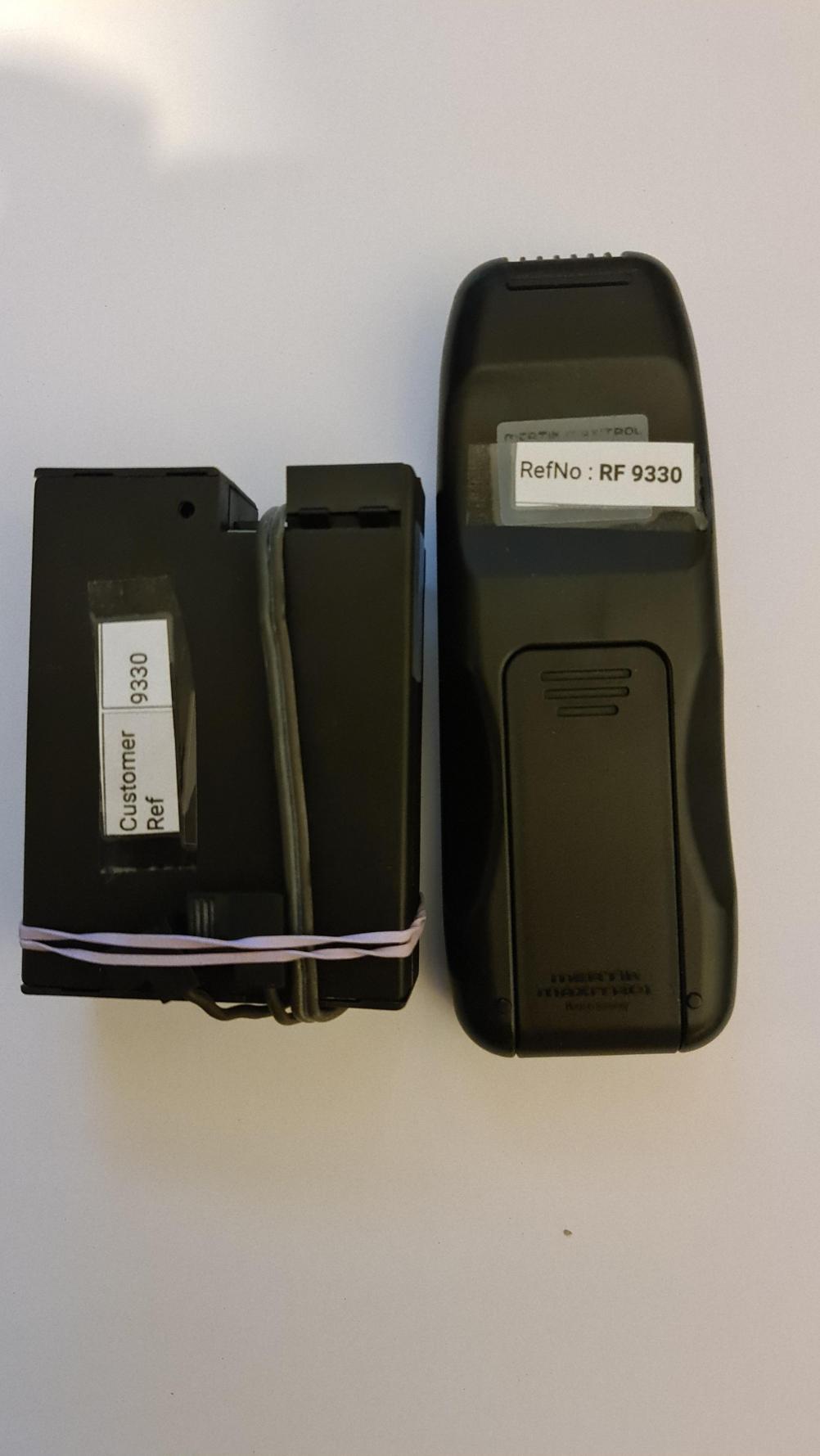 Gazco  P8627 Remote Control - Back Image