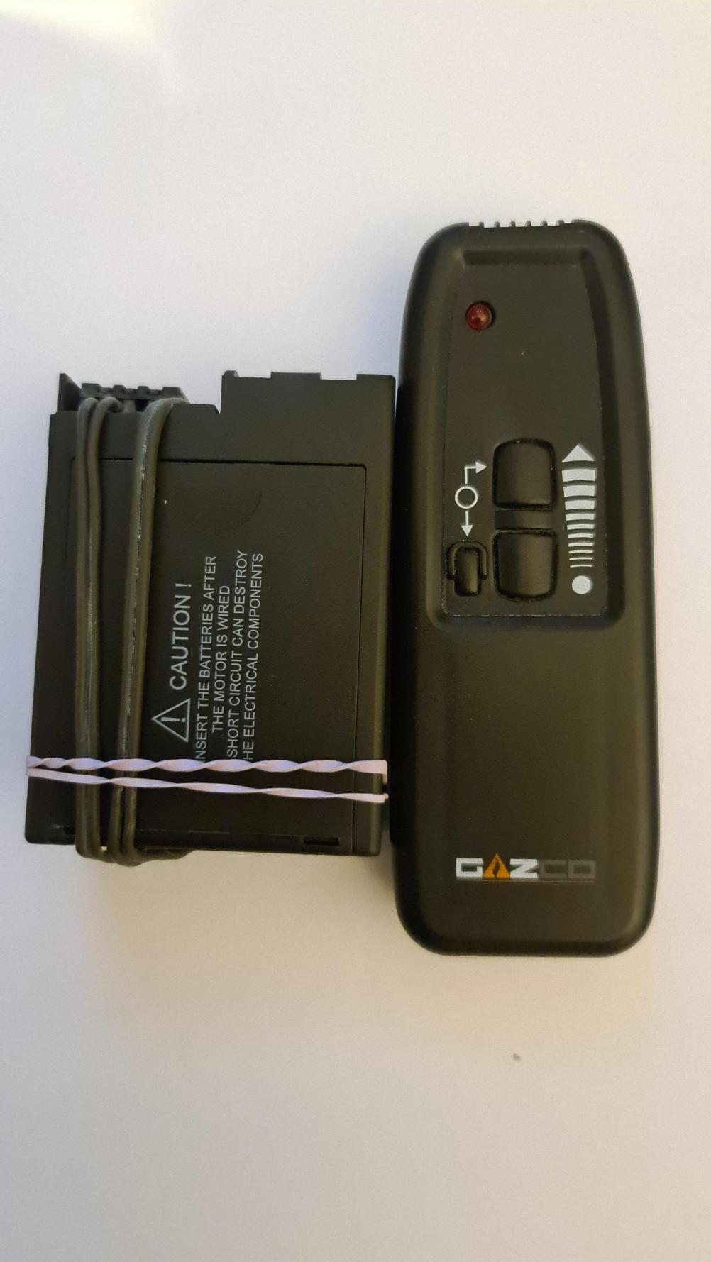 Gazco  P8627 Remote Control - Front Image