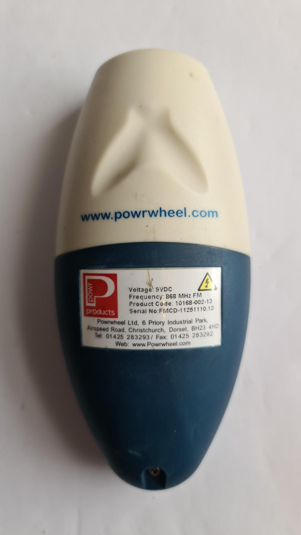 Powrwheel   Remote Control - Back Image