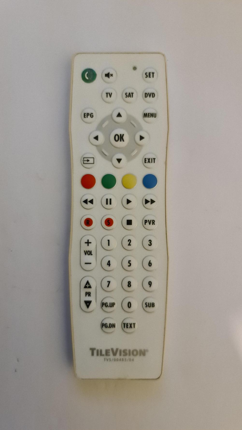 Tilevision  Remote Control - Front Image