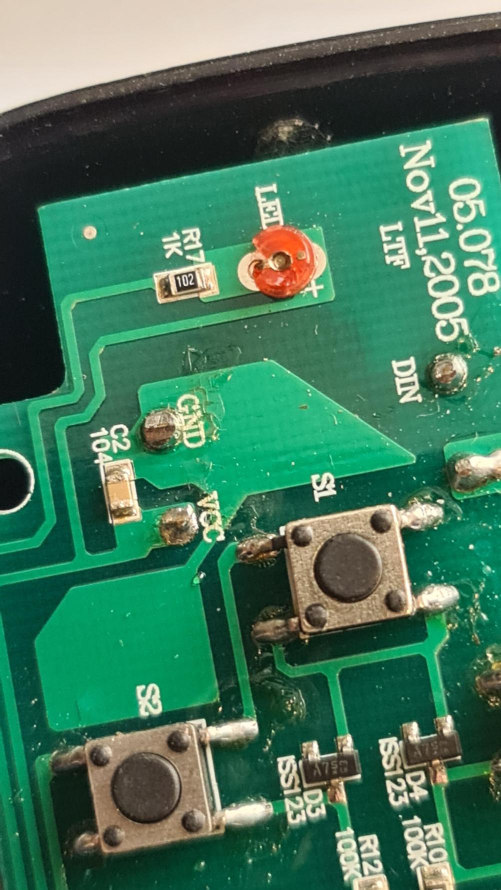Enduro  em103 Remote Control - Inside Image