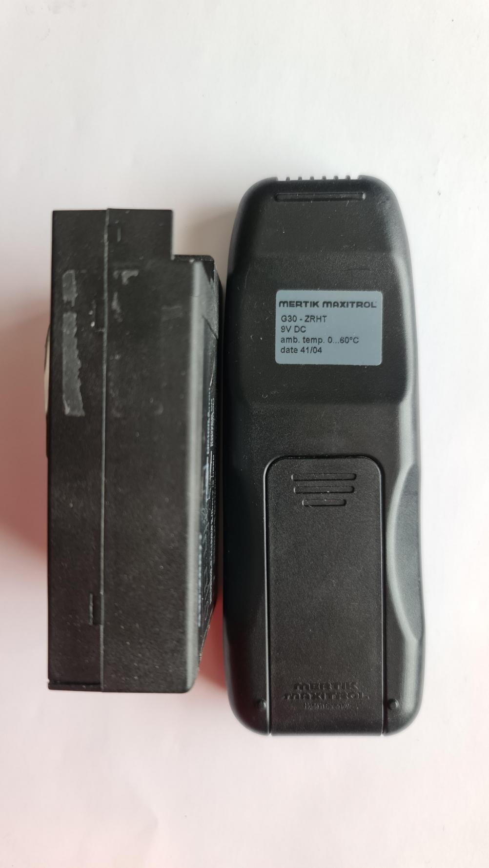 Mertik Maxitrol  G30-ZRRT and G30 - ZRHT Remote Control - Back Image