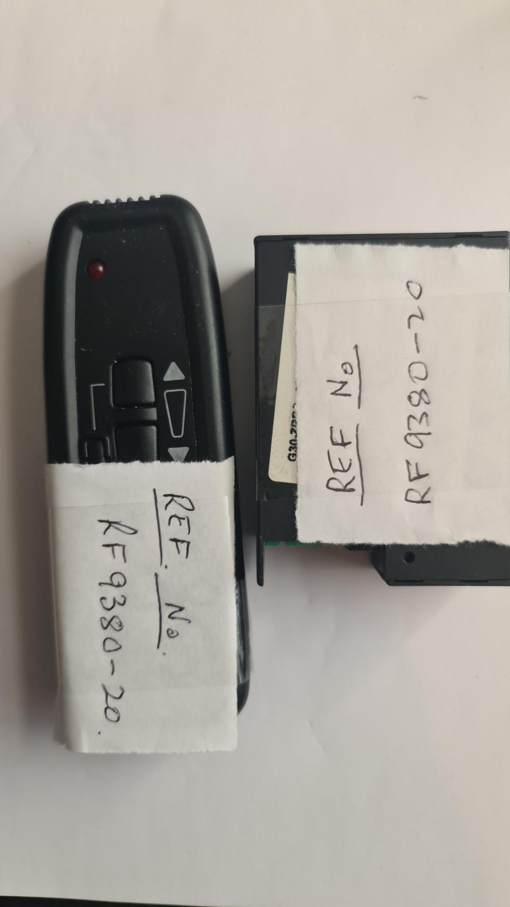 MAGIGLO REMOTE SENDER UNIT AND G30-ZRRS RECEIVER. Remote Control - Front Image