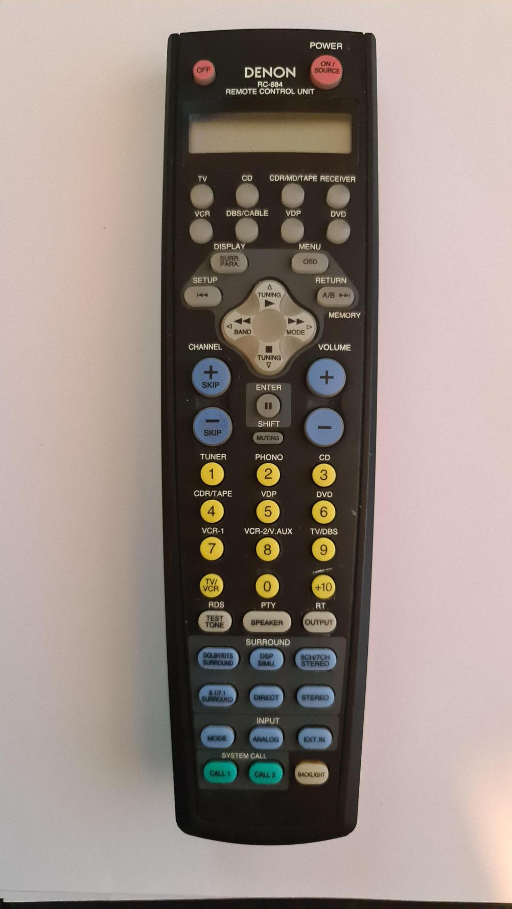 Denon Remote Control Repair