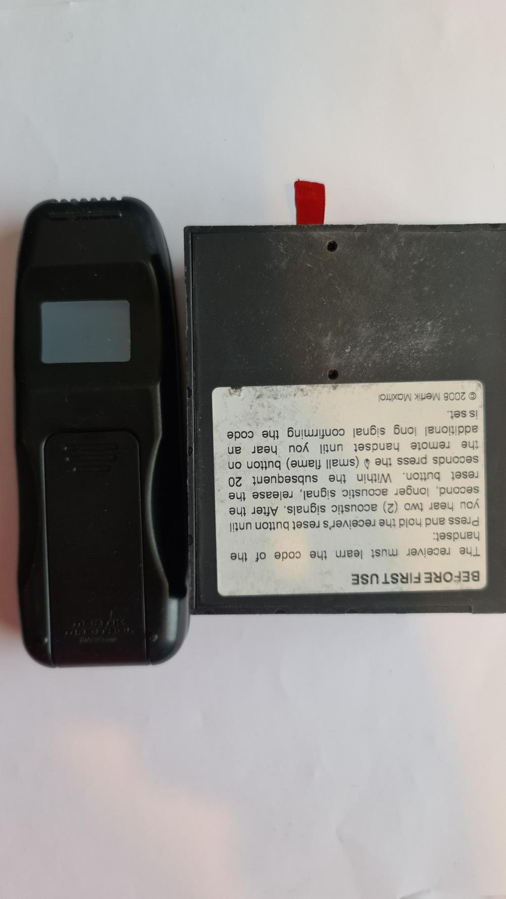 Mertik Maxitol G6R-R4AN Remote Control - Back Image