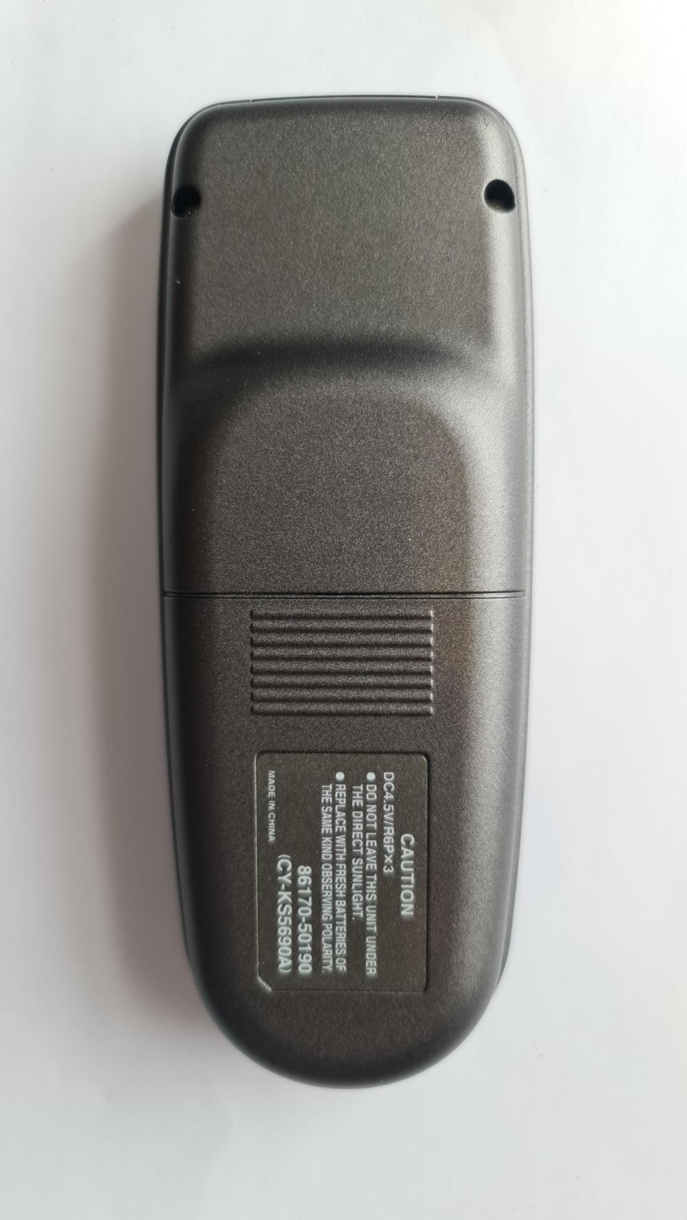  Rear Seat Entertainment LS460L Remote Control - Back Image