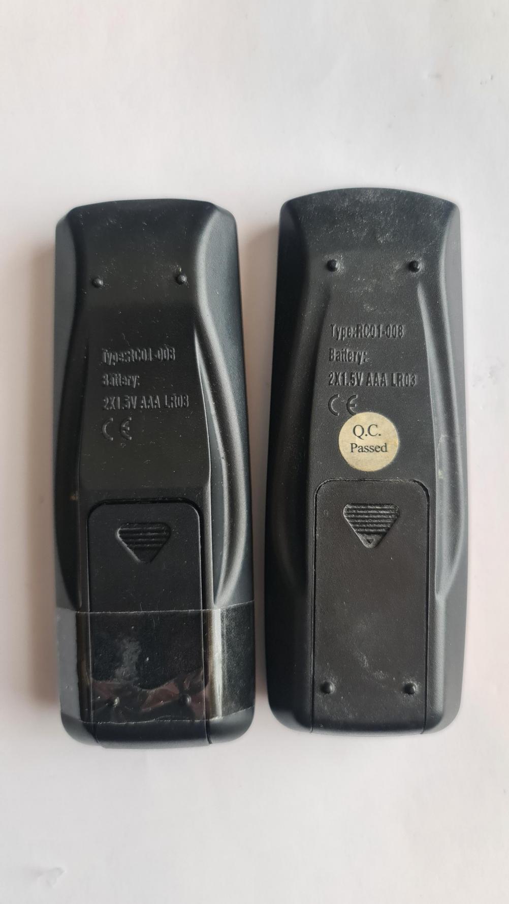 Winterwarm  Remote Control - Back Image