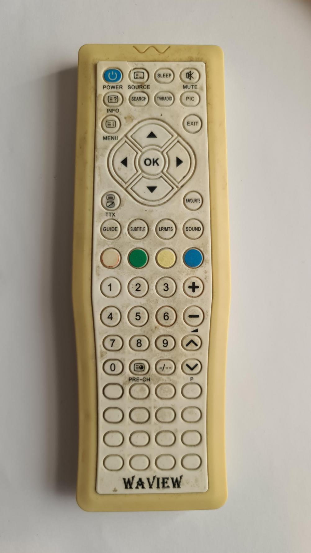 Waview remote for tv  Remote Control - Front Image