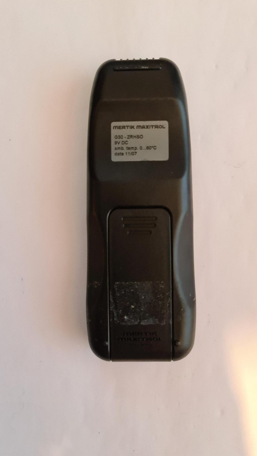 Gazco remote control   Remote Control - Back Image