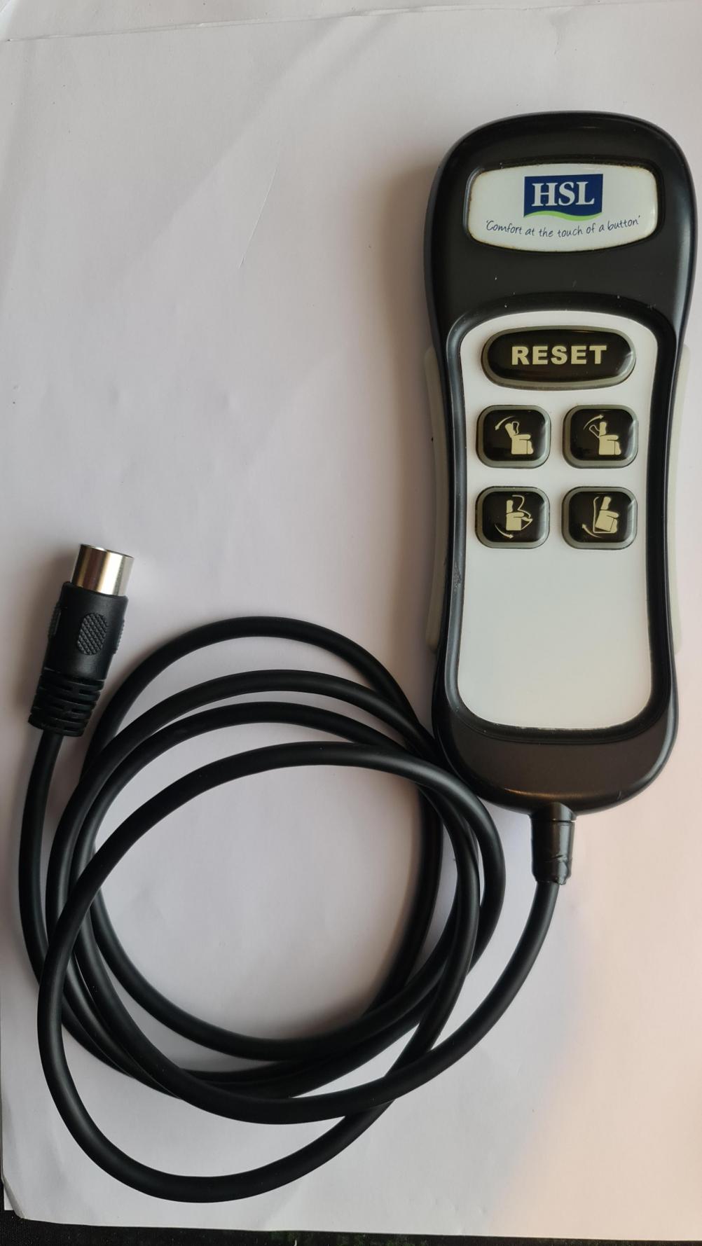 Celebrity / HSL Dual Motor 4 Button Remote Control - Back Image