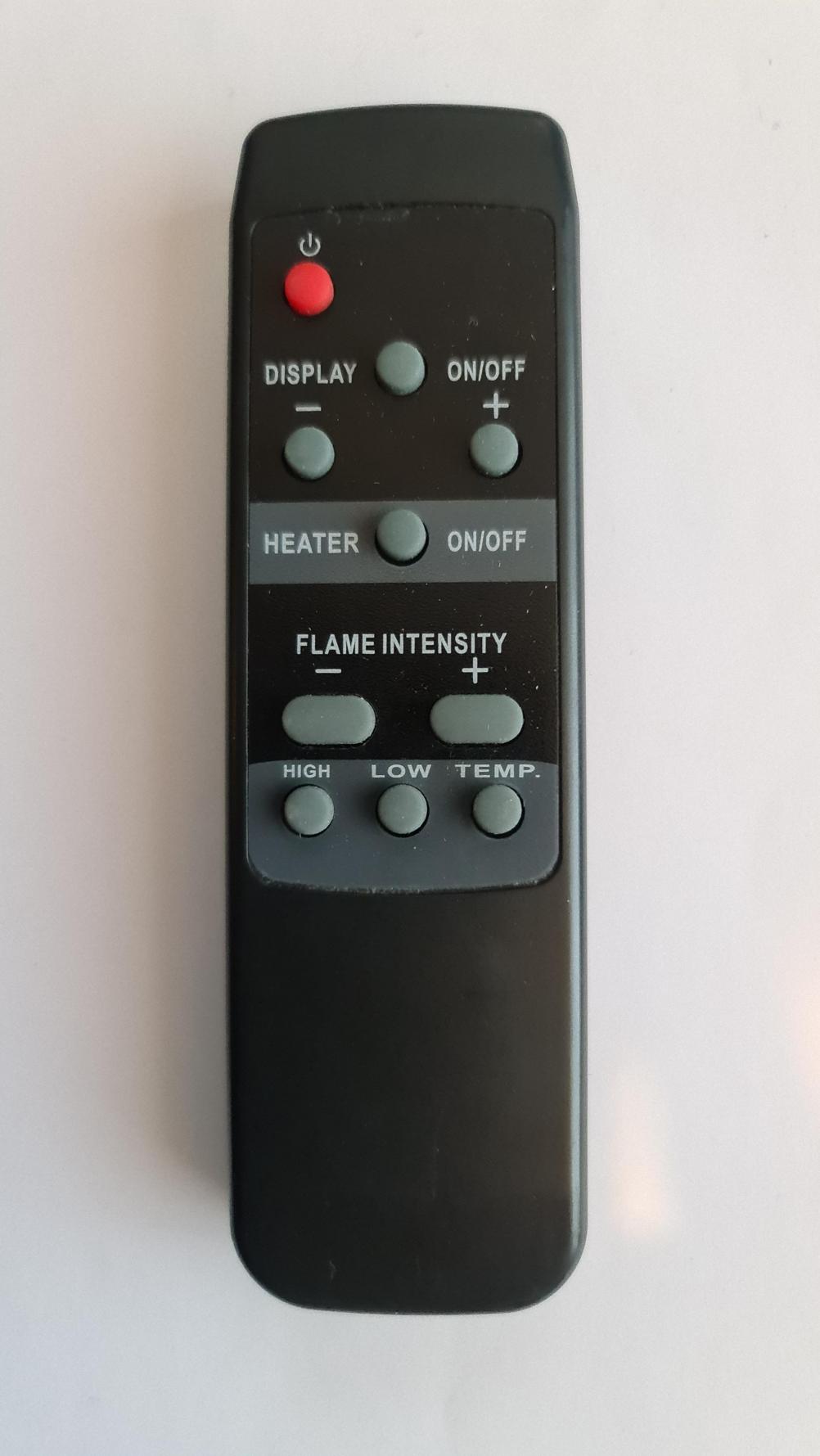 B&Q electric fire Remote Control - Front Image