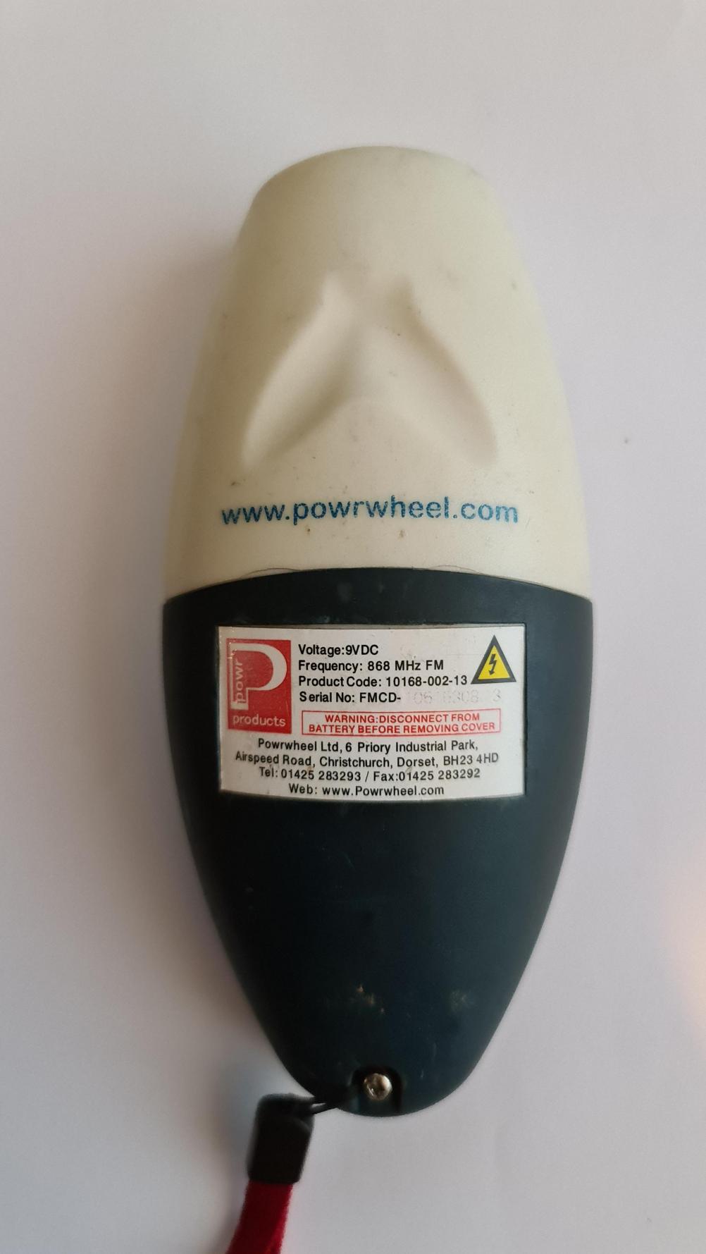 Powerwheel  Remote Control - Back Image