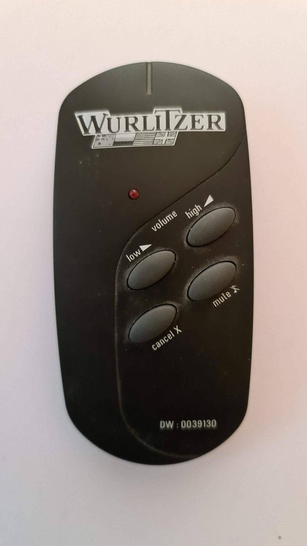 Wurlitzer  Remote Control - Front Image