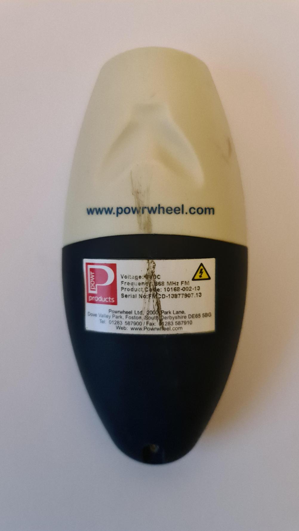 Powr  Remote Control - Back Image