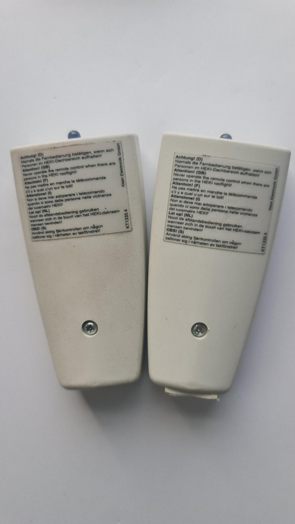 Dometic Heki 4 Remote Control - Back Image