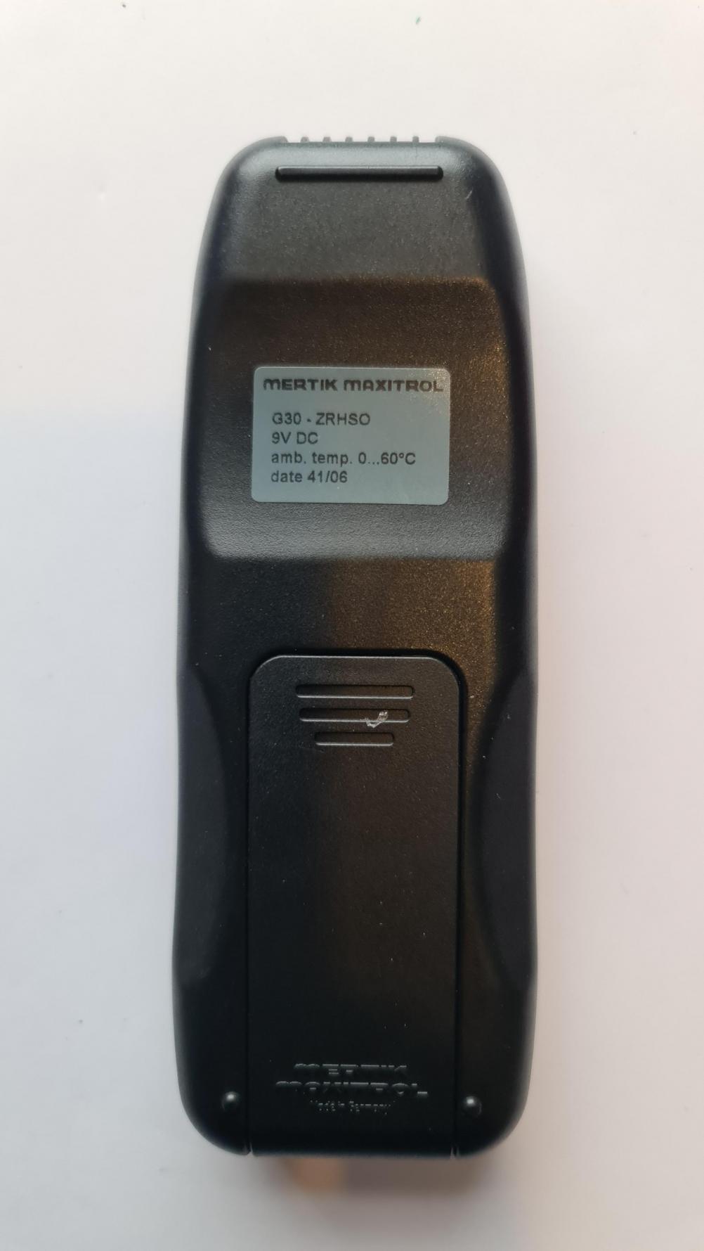 Mertik  Remote Control - Back Image