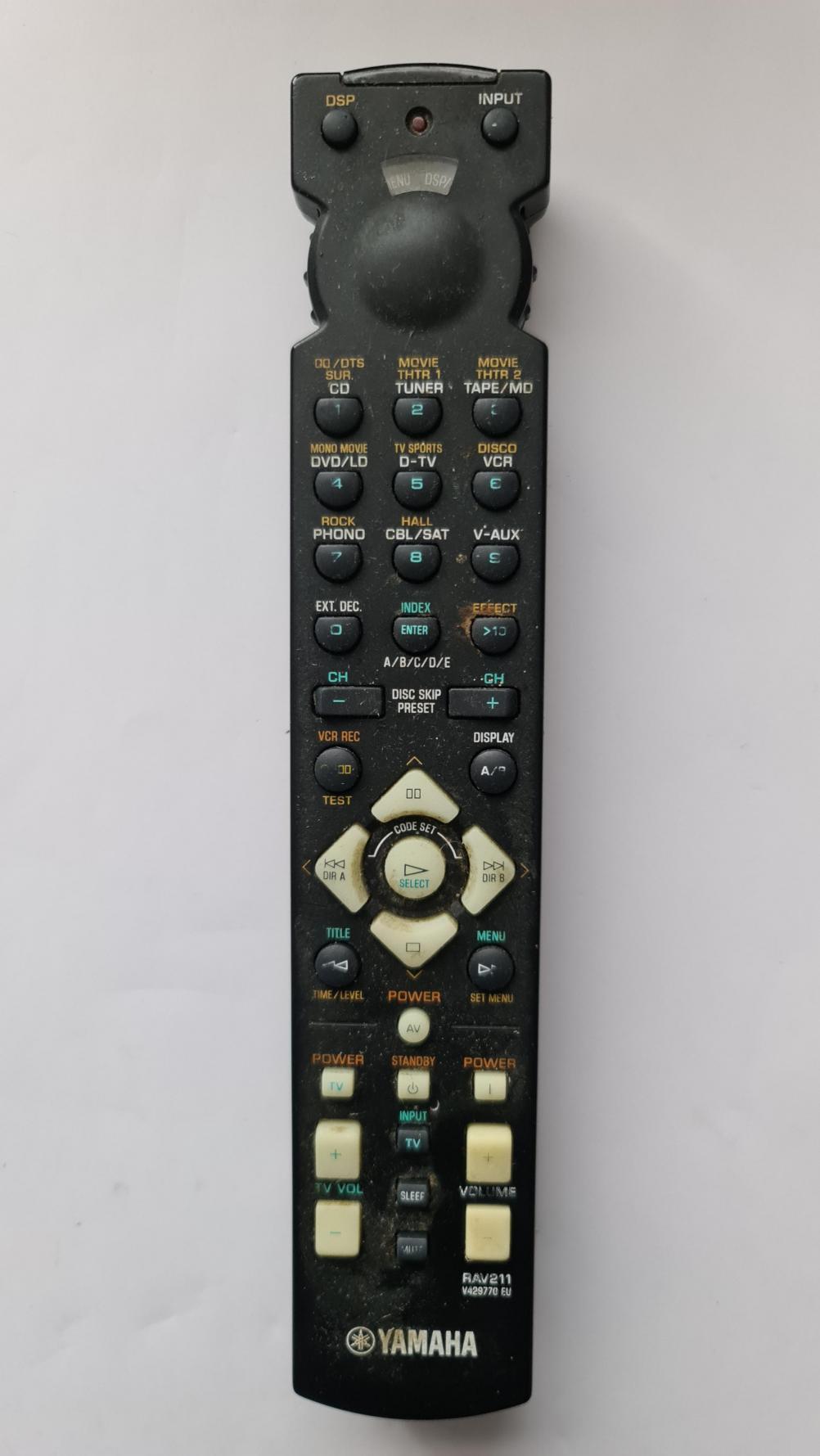 Yamaha  Remote Control - Front Image