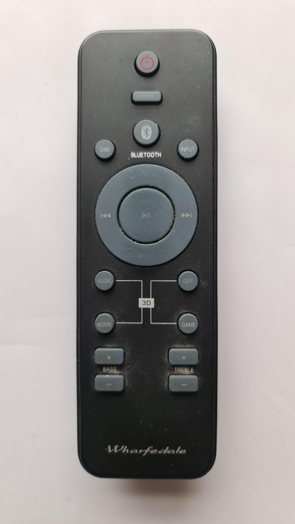 Wharfedale  Remote Control - Front Image